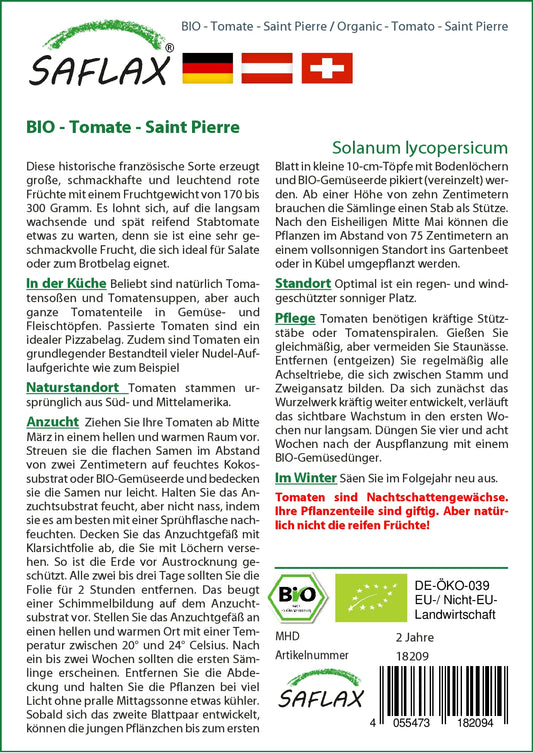  BIO Tomate Saint Pierre