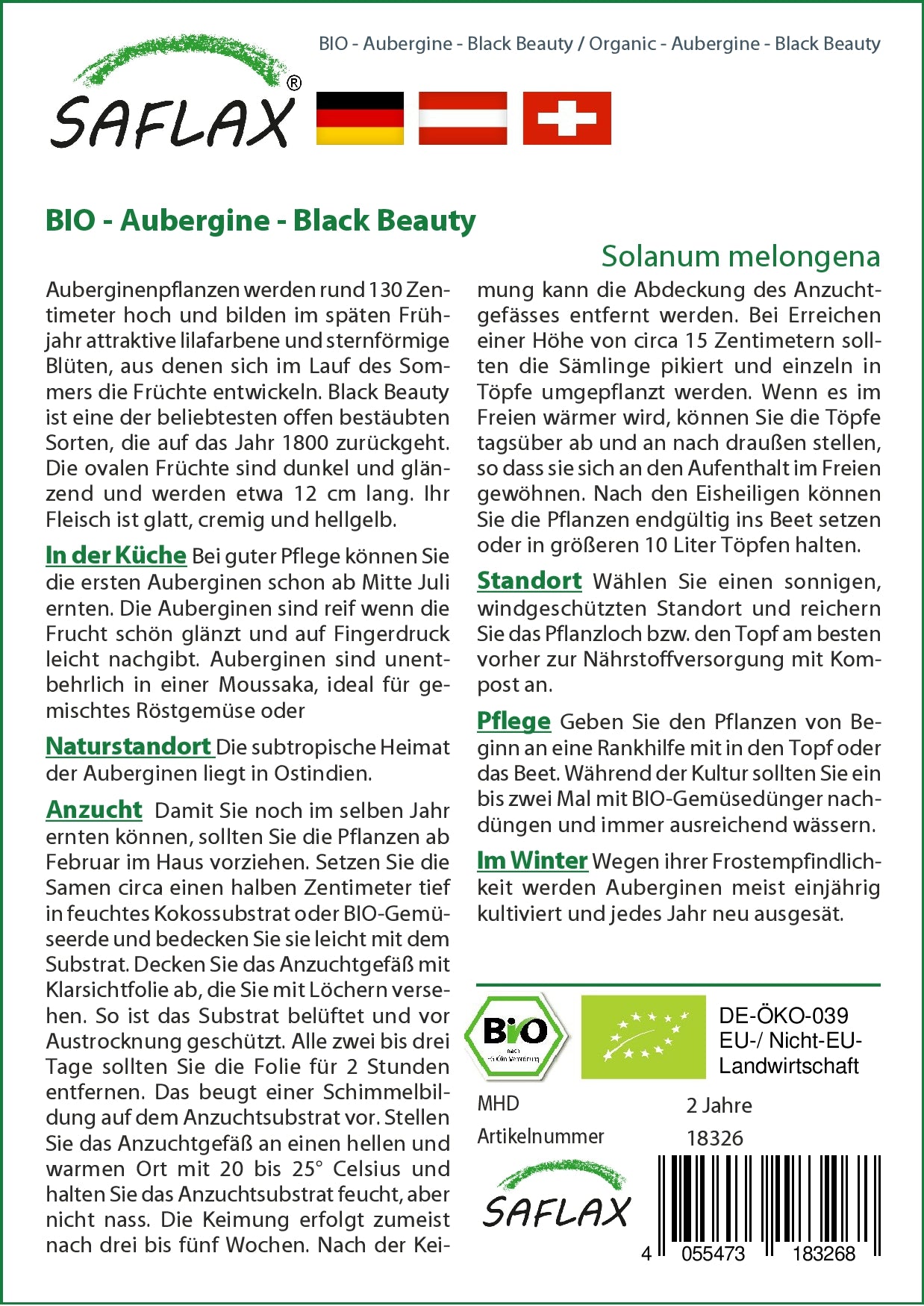  BIO Aubergine Black Beauty [MHD 10/2023]