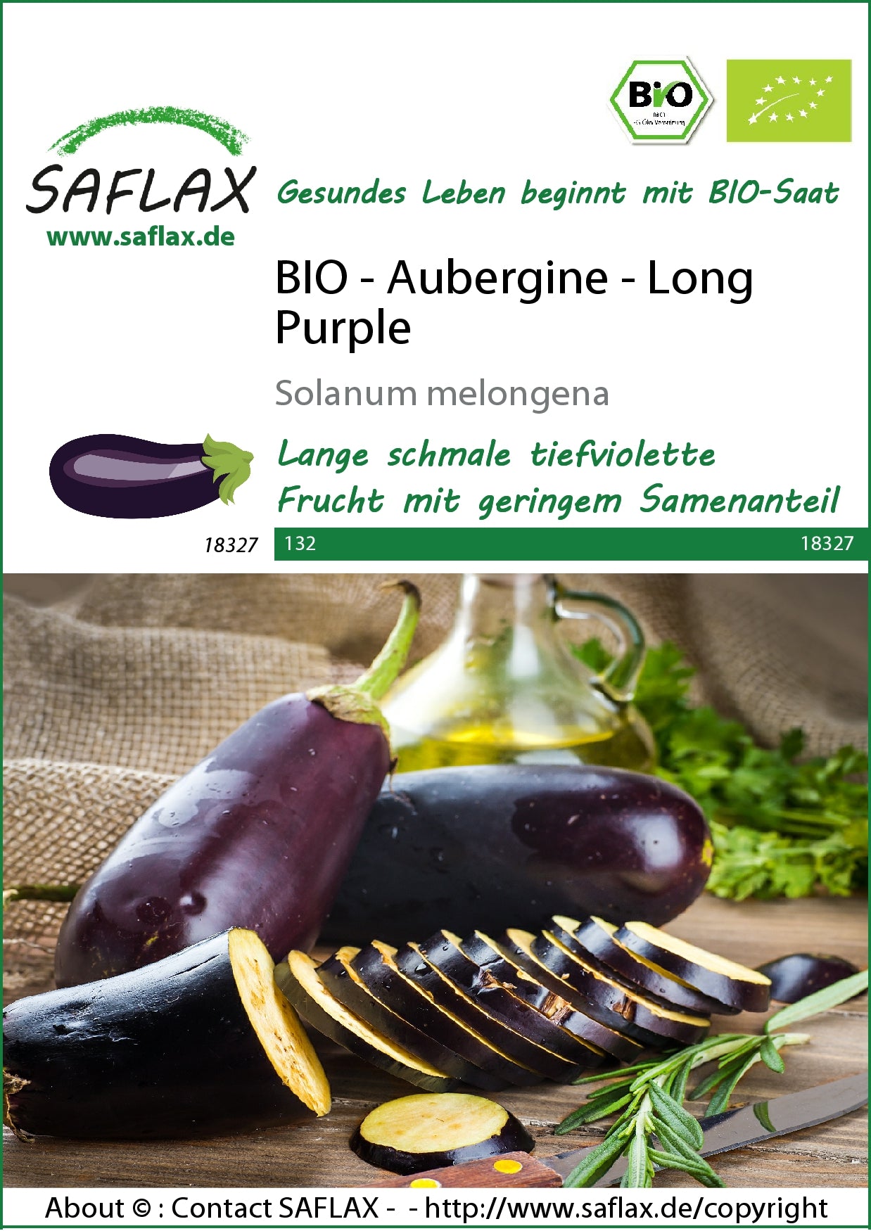  BIO Aubergine Long Purple