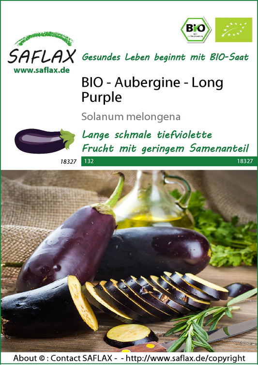  BIO Aubergine Long Purple