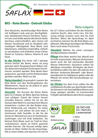  BIO Rote Beete Detroit Globe