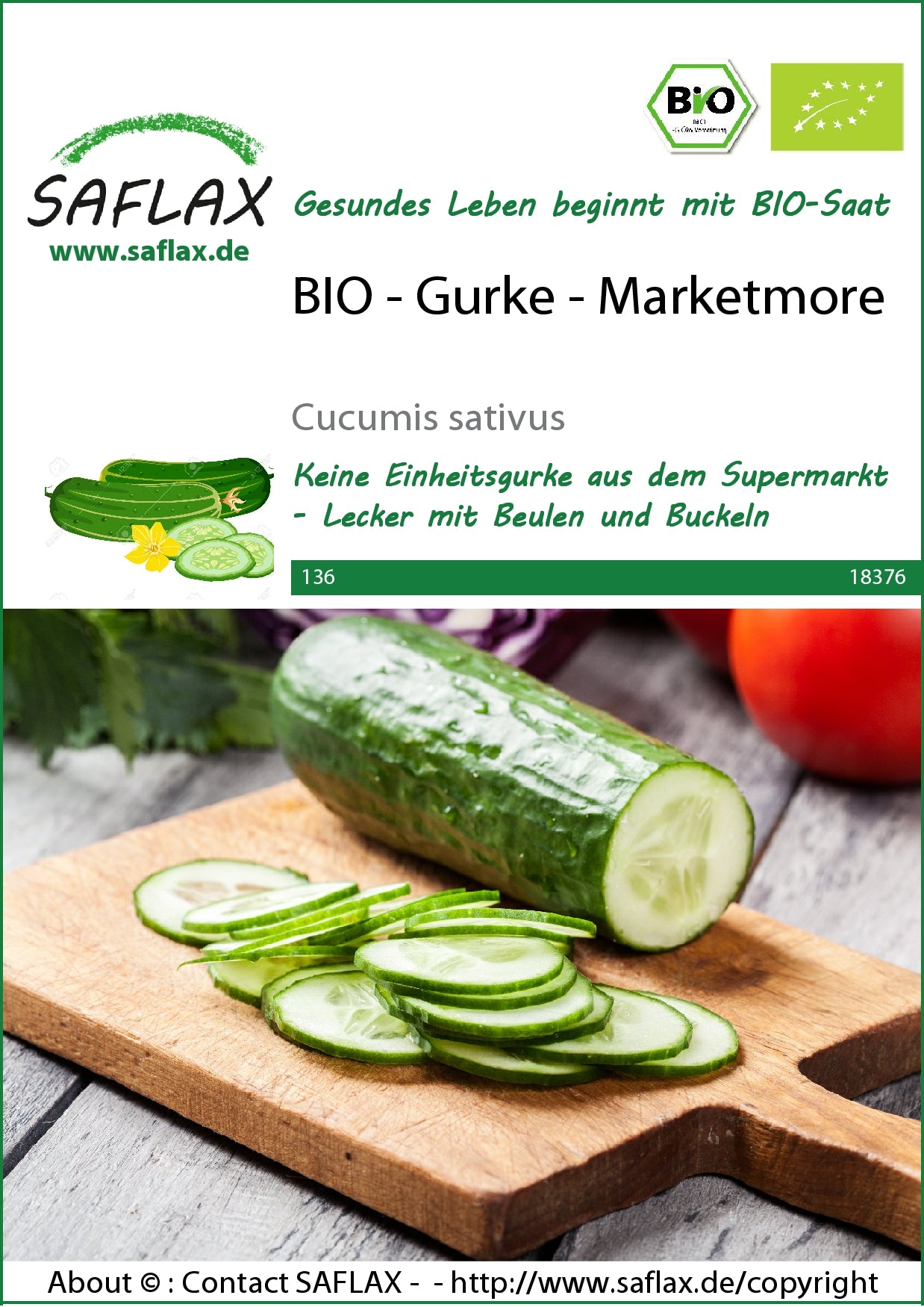  BIO Gurke Marketmore