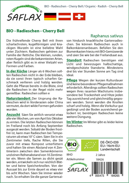  BIO Radieschen Cherry Bell [MHD 11/2023]