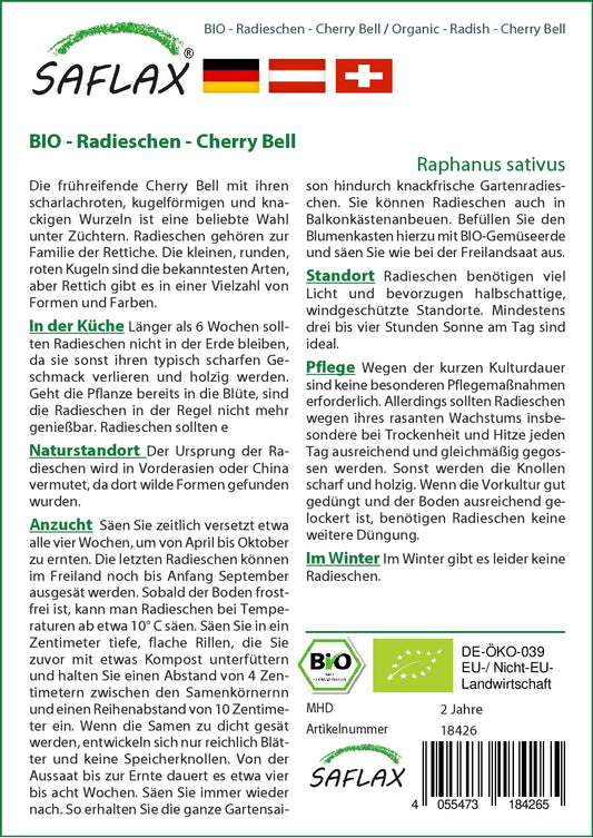  BIO Radieschen Cherry Bell [MHD 11/2023]