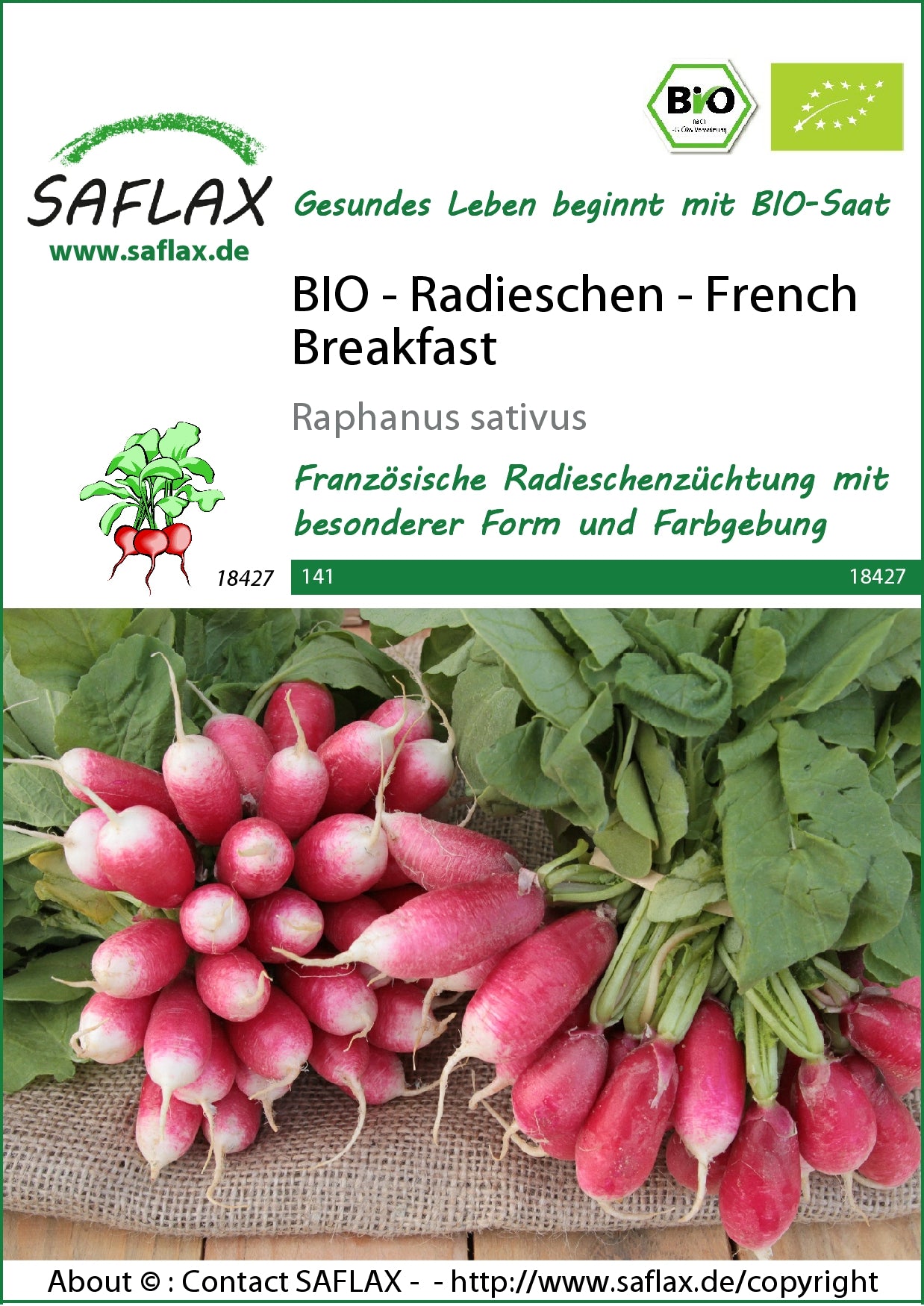  BIO Radieschen French Breakfast