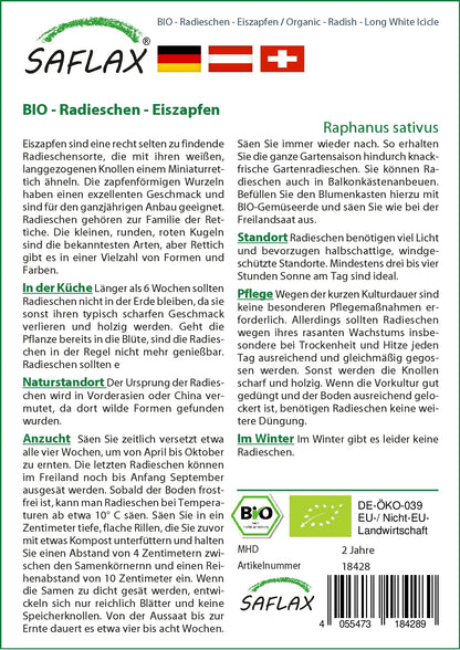  BIO Radieschen Eiszapfen