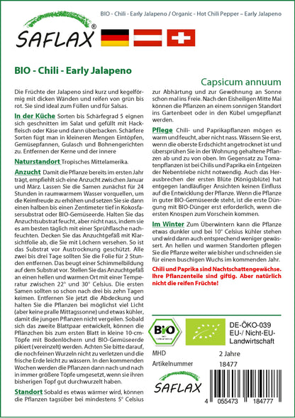  BIO Chili Early Jalapeno