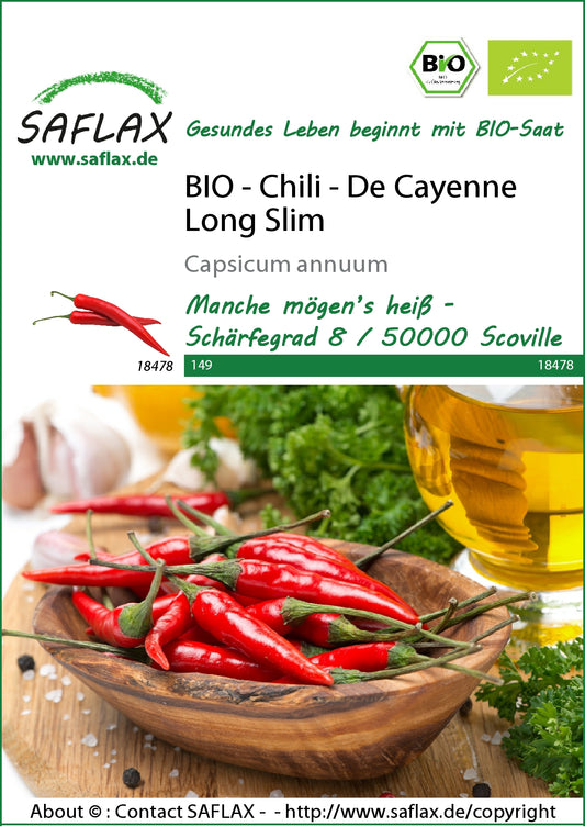  BIO Chili De Cayenne Long Slim