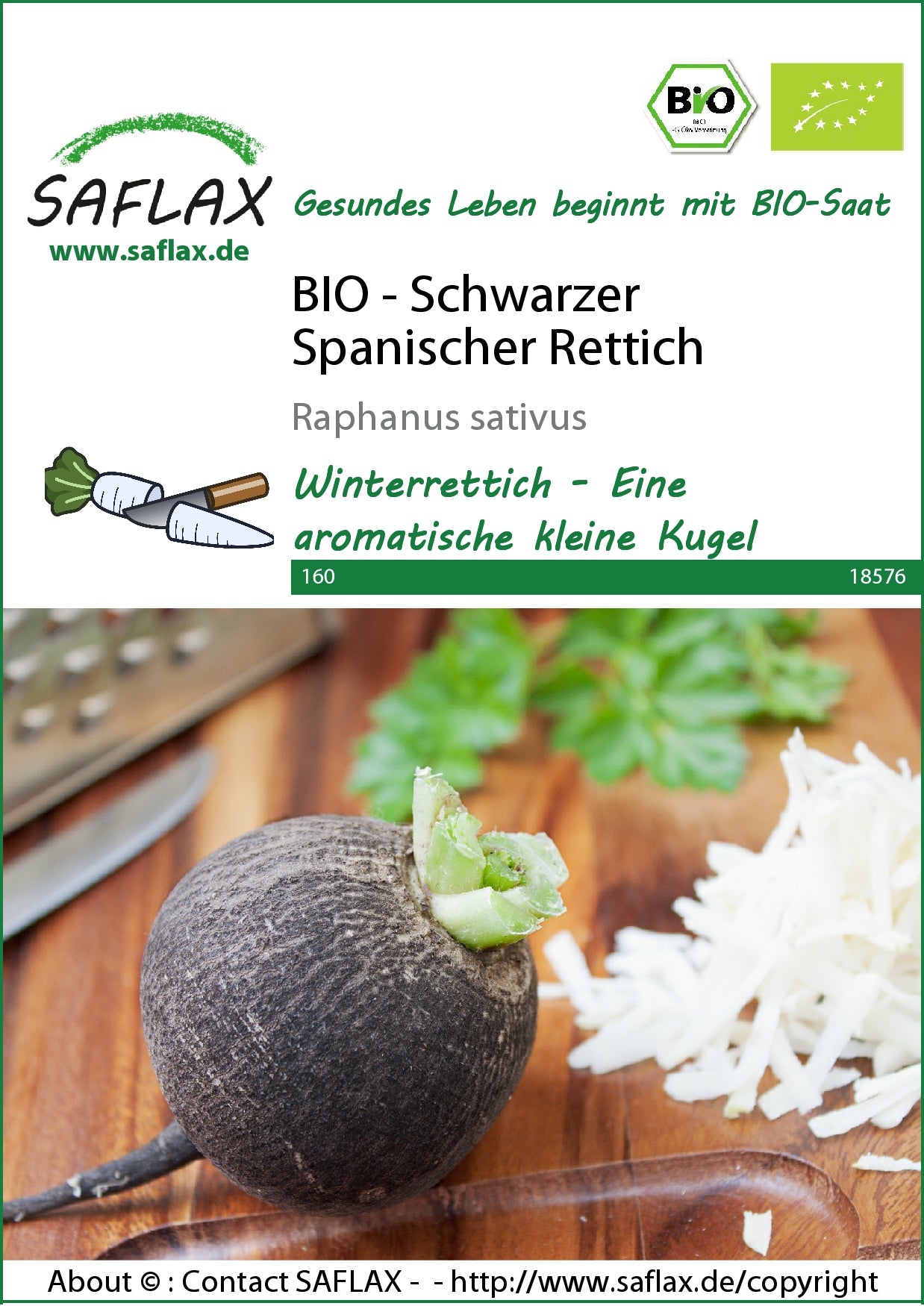  BIO Schwarzer Spanischer Rettich [MHD 06/2024]