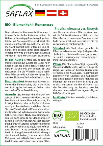  BIO Blumenkohl Romanesco