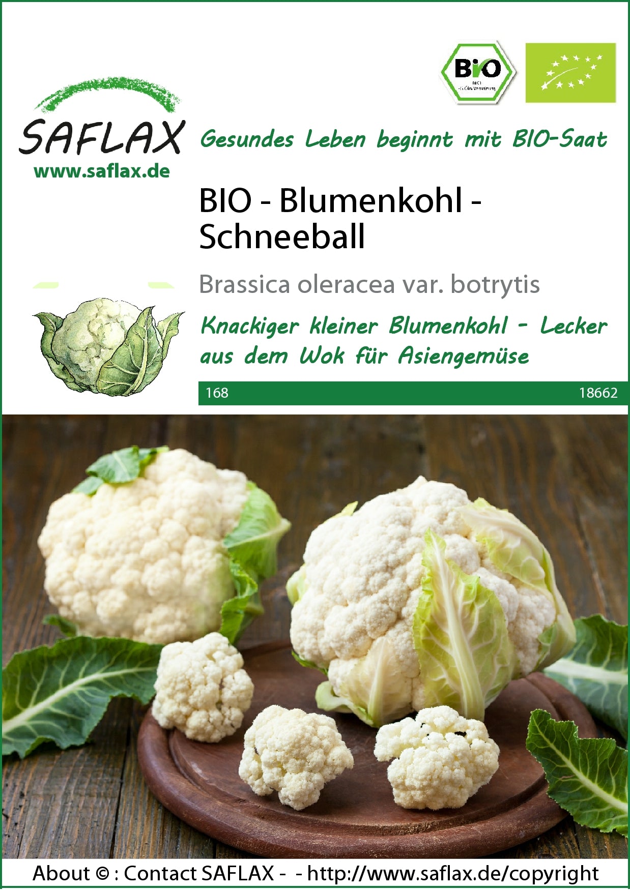  BIO Blumenkohl Schneeball
