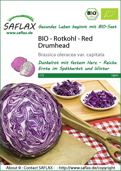  BIO Rotkohl Red Drumhead