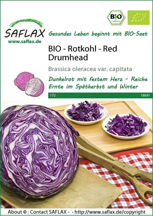  BIO Rotkohl Red Drumhead