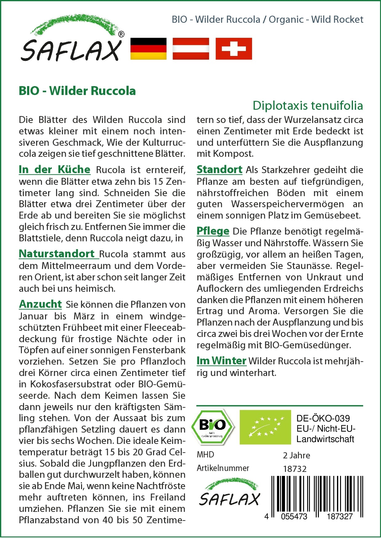  BIO Wilder Rucola [MHD 12/2024]