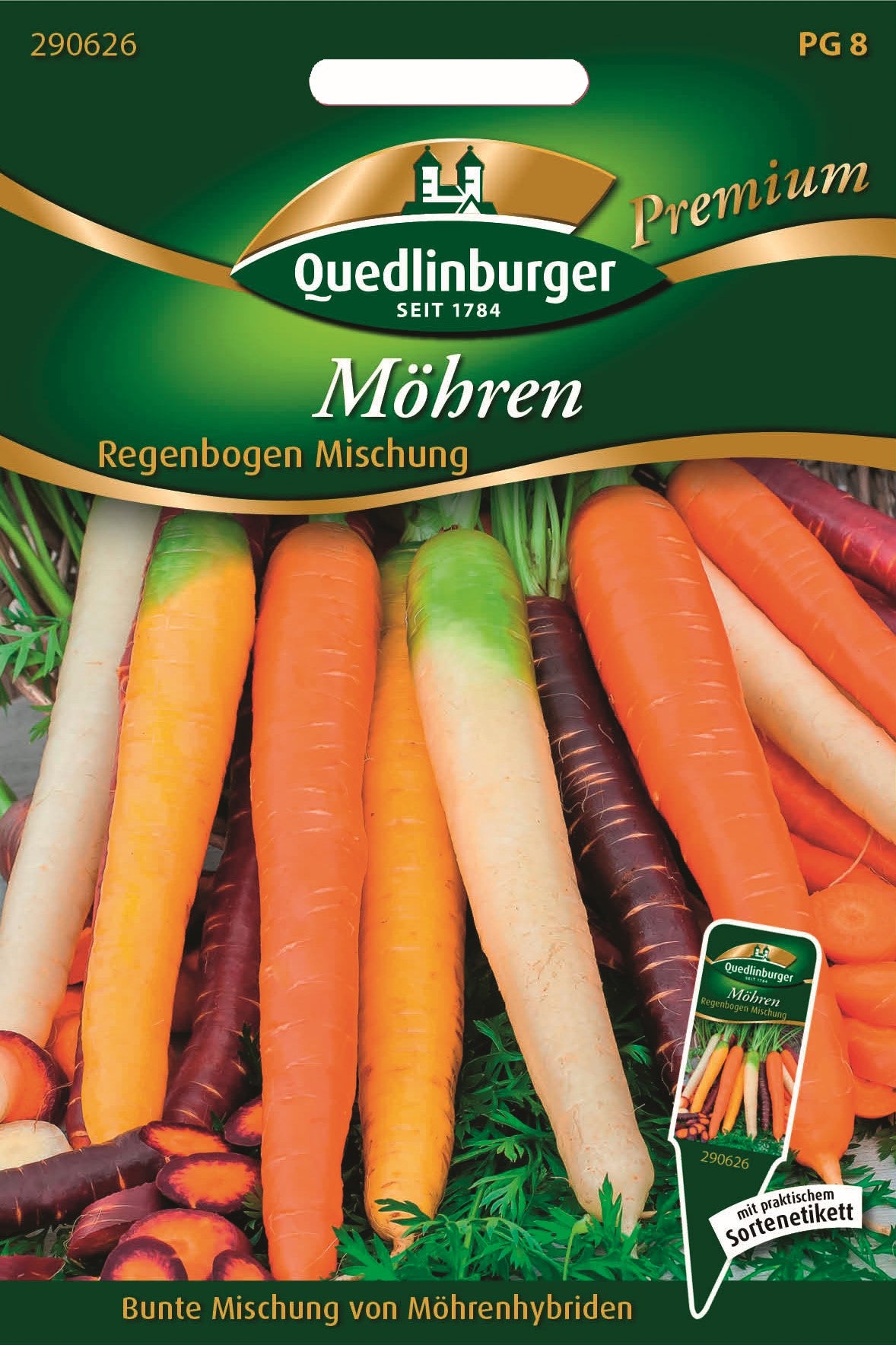  Möhre Regenbogen Mix