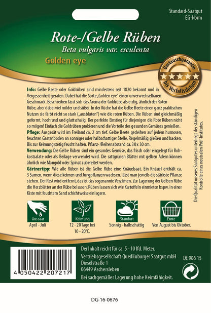  Gelbe Rüben Golden Eye