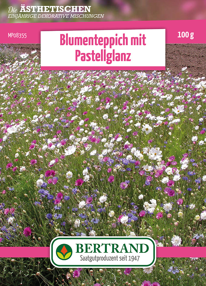  Blumenwiese Blumenteppich Mit Pastellglanz (100 G)
