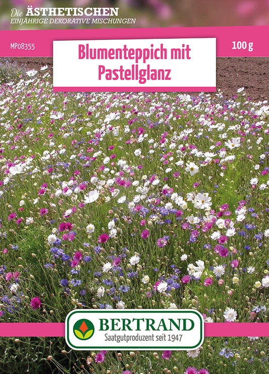  Blumenwiese Blumenteppich Mit Pastellglanz (100 G)