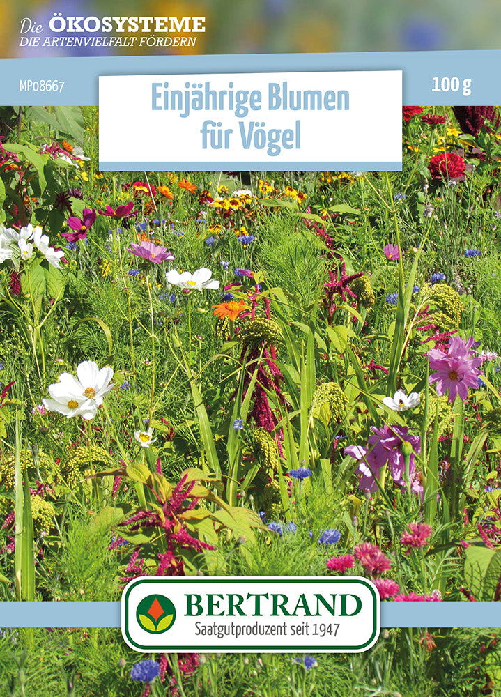  Blumenwiese Einjährige Blumen Für Vögel (100 G)