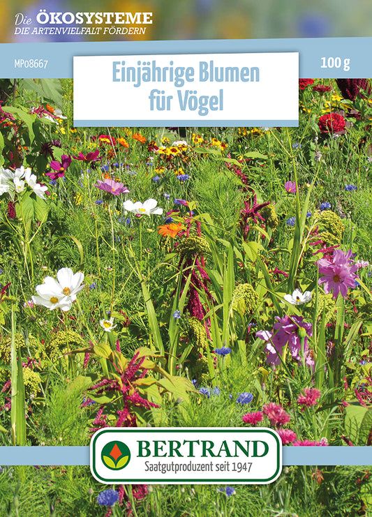  Blumenwiese Einjährige Blumen Für Vögel (100 G)