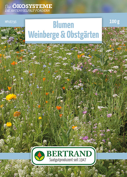  Blumenwiese Blumen Weinberge & Obstgärten (100 G)