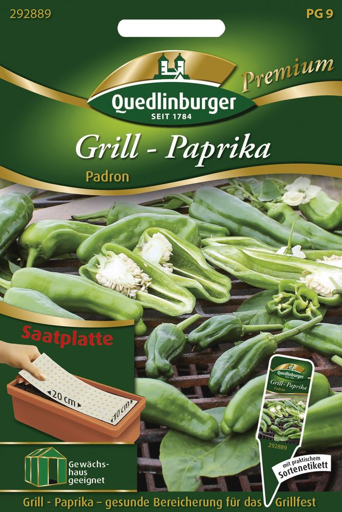  Grill-Paprika Padron (Saatplatte)