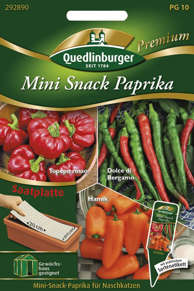  Mini Snack Paprika (Saatplatte)
