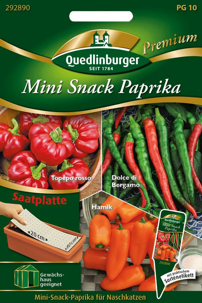  Mini Snack Paprika (Saatplatte)