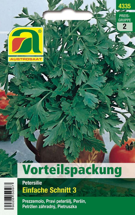  Petersilie Einfache Schnitt 3 (Vorteilspackung)