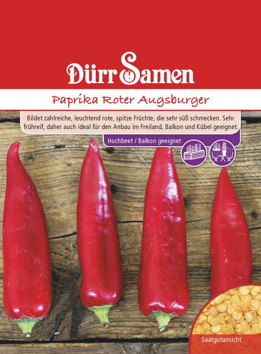  Paprika Roter Augsburger