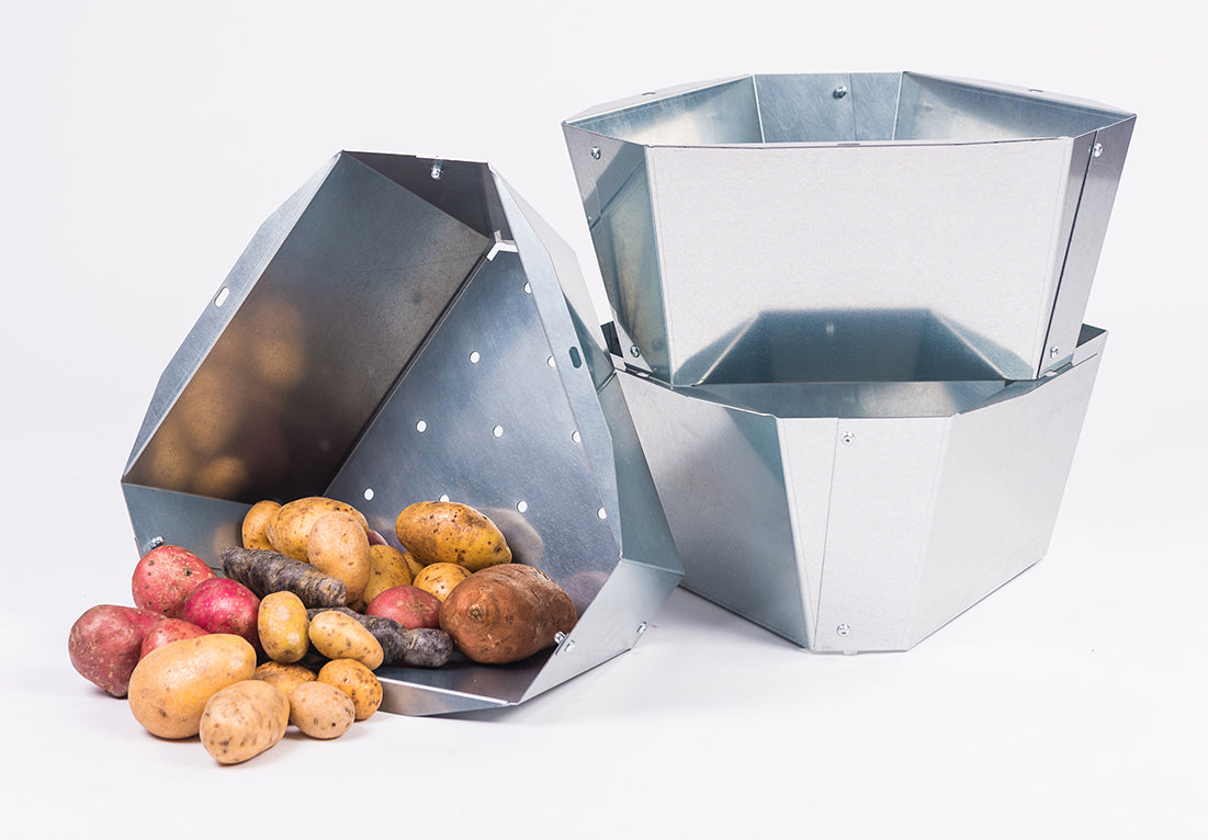  PAUL POTATO Kartoffelturm Starter Stahl Set (3 Etagen)