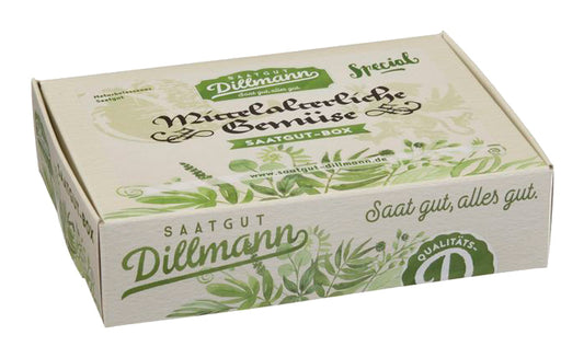 Mittelalterliche Gemüse Saatgut - Box S (Karton) [MHD 12/2025]