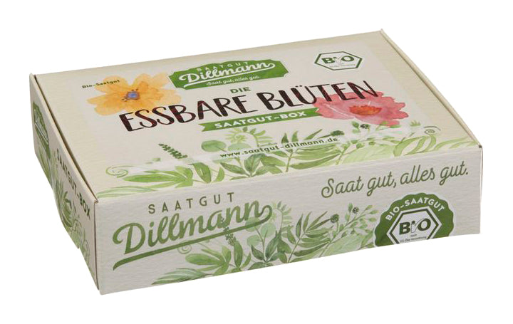  BIO Essbare Blüten Saatgut - Box S (Karton) [MHD 12/2023]