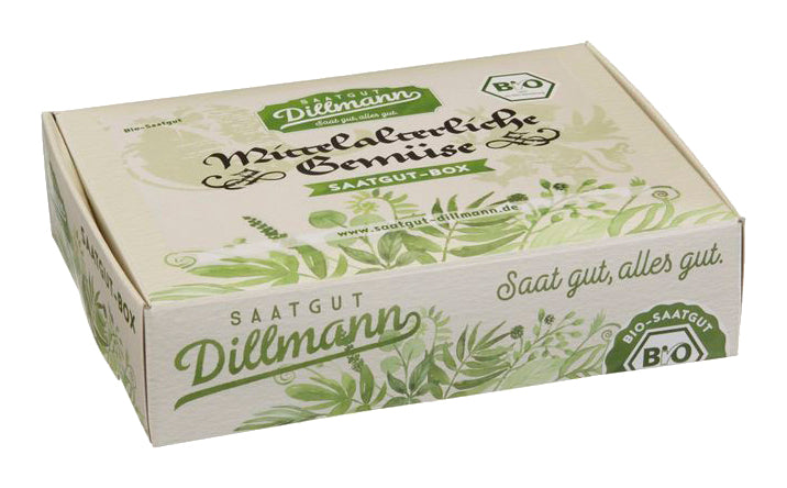 BIO Mittelalterliche Gemüse Saatgut - Box S (Karton) [MHD 12/2025]