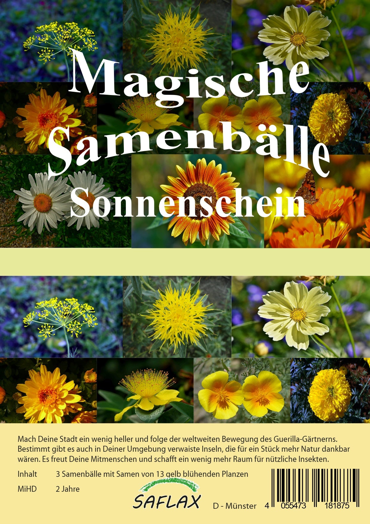  Samenbälle Sonnenschein (3 Stück)
