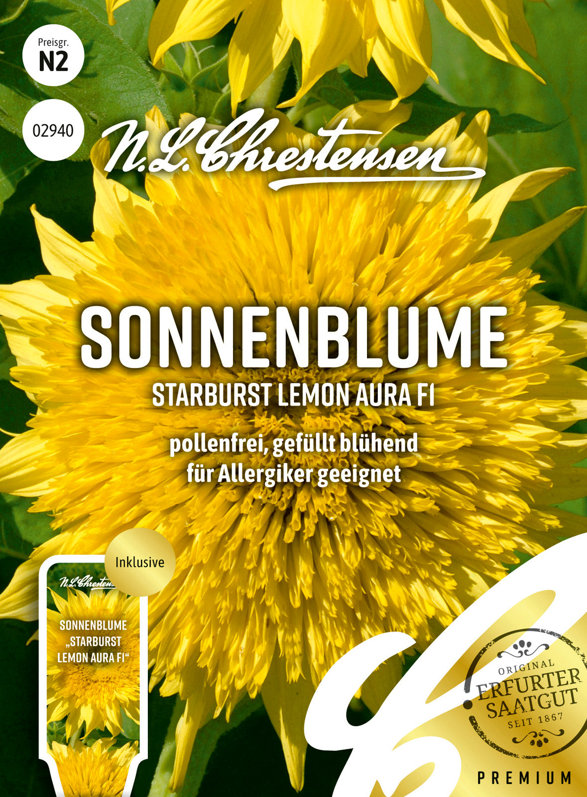  Sonnenblume Starburst Lemon Aura F1