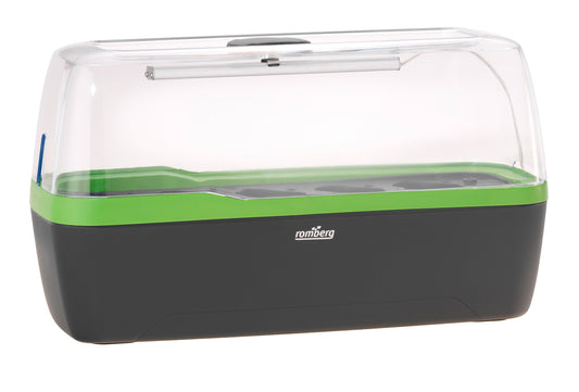  BoQube Gewächshaus & Pflanzkasten L Plus LED Anthrazit-grün