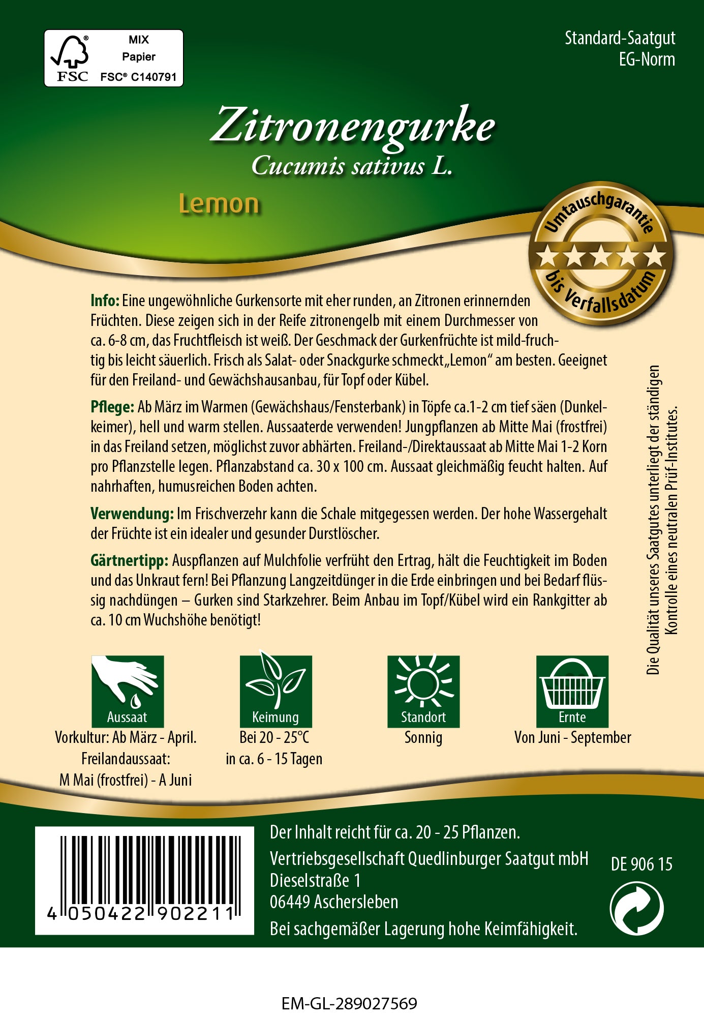  Gurke Lemon