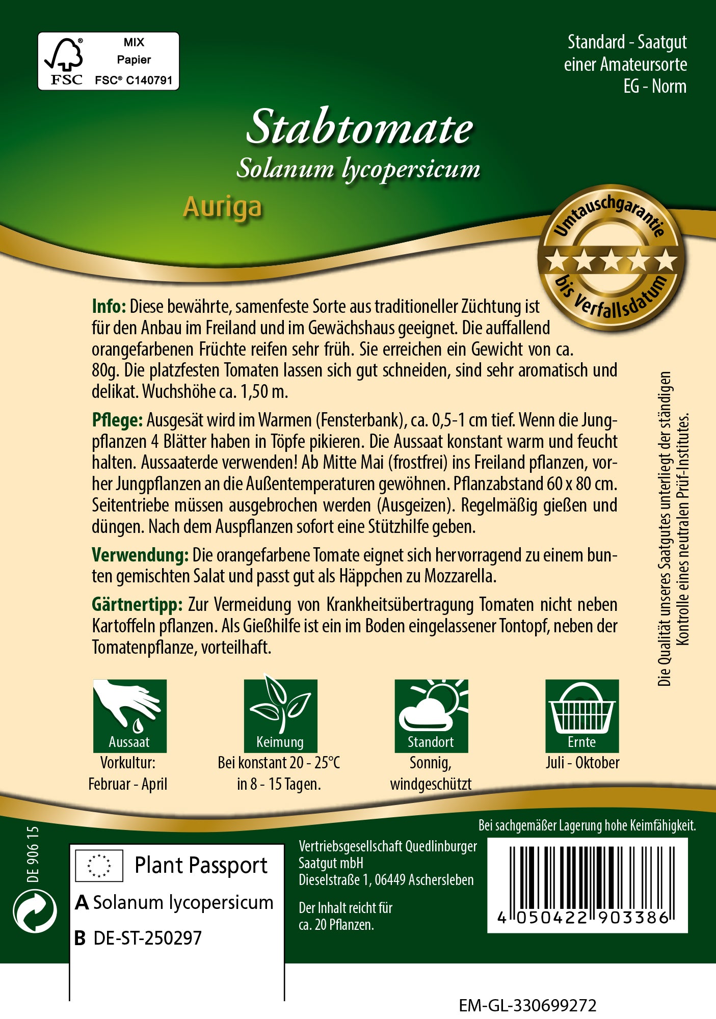  Tomate Auriga