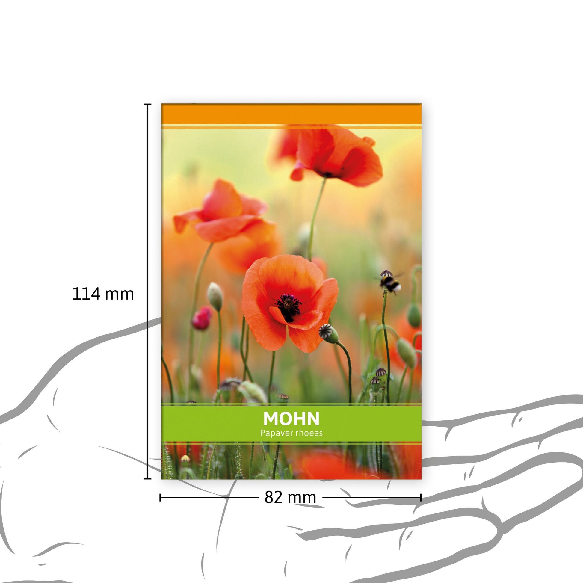  Mohn Für Werbezwecke (100 Tütchen)