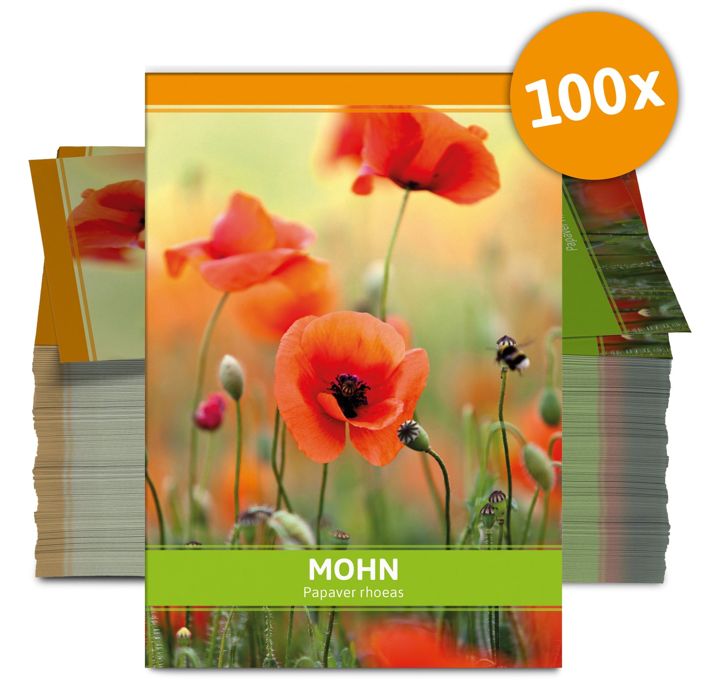  Mohn Für Werbezwecke (100 Tütchen)