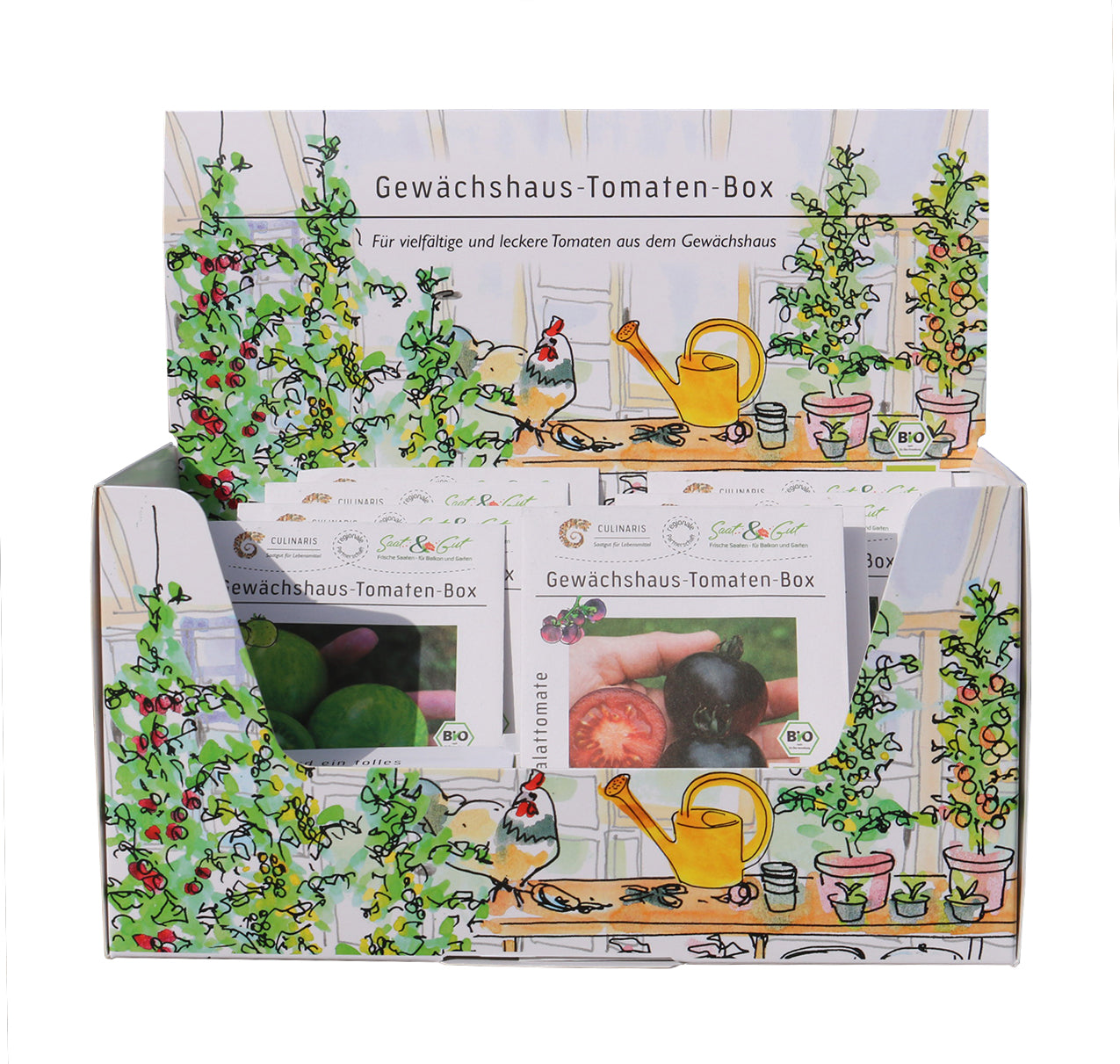  BIO Gewächshaus-Tomaten-Box