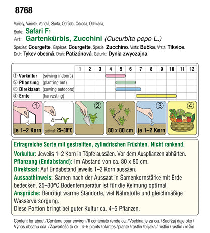  Zucchini Safari F1