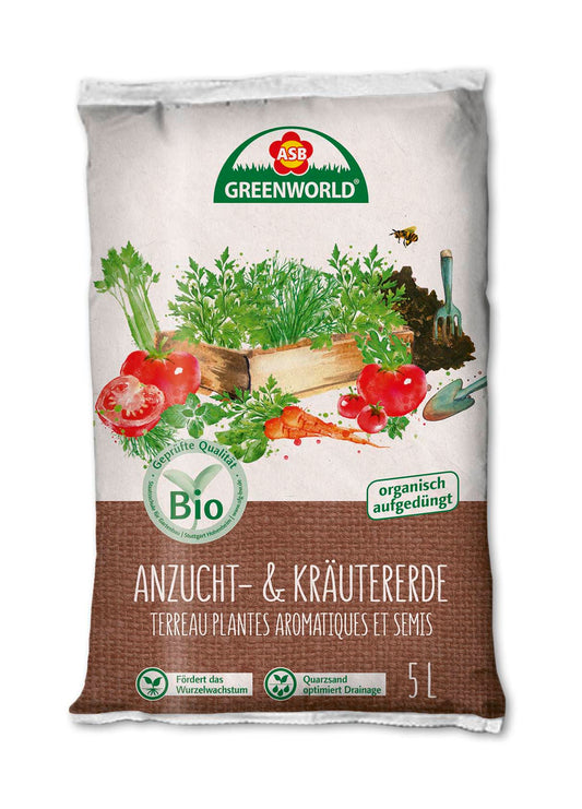  BIO Anzucht- & Kräutererde (5 L)