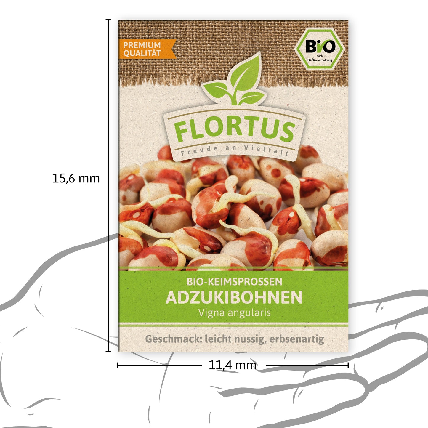  BIO Keimsprossen Adzukibohne
