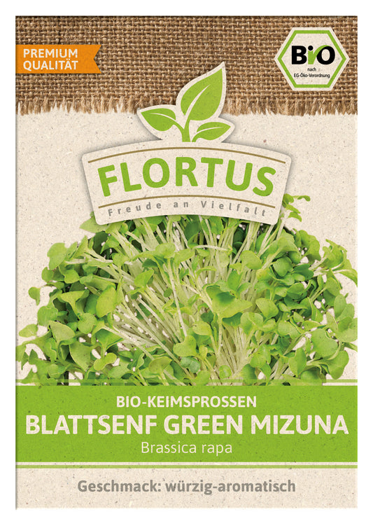  BIO Keimsprossen Blattsenf Green Mizuna