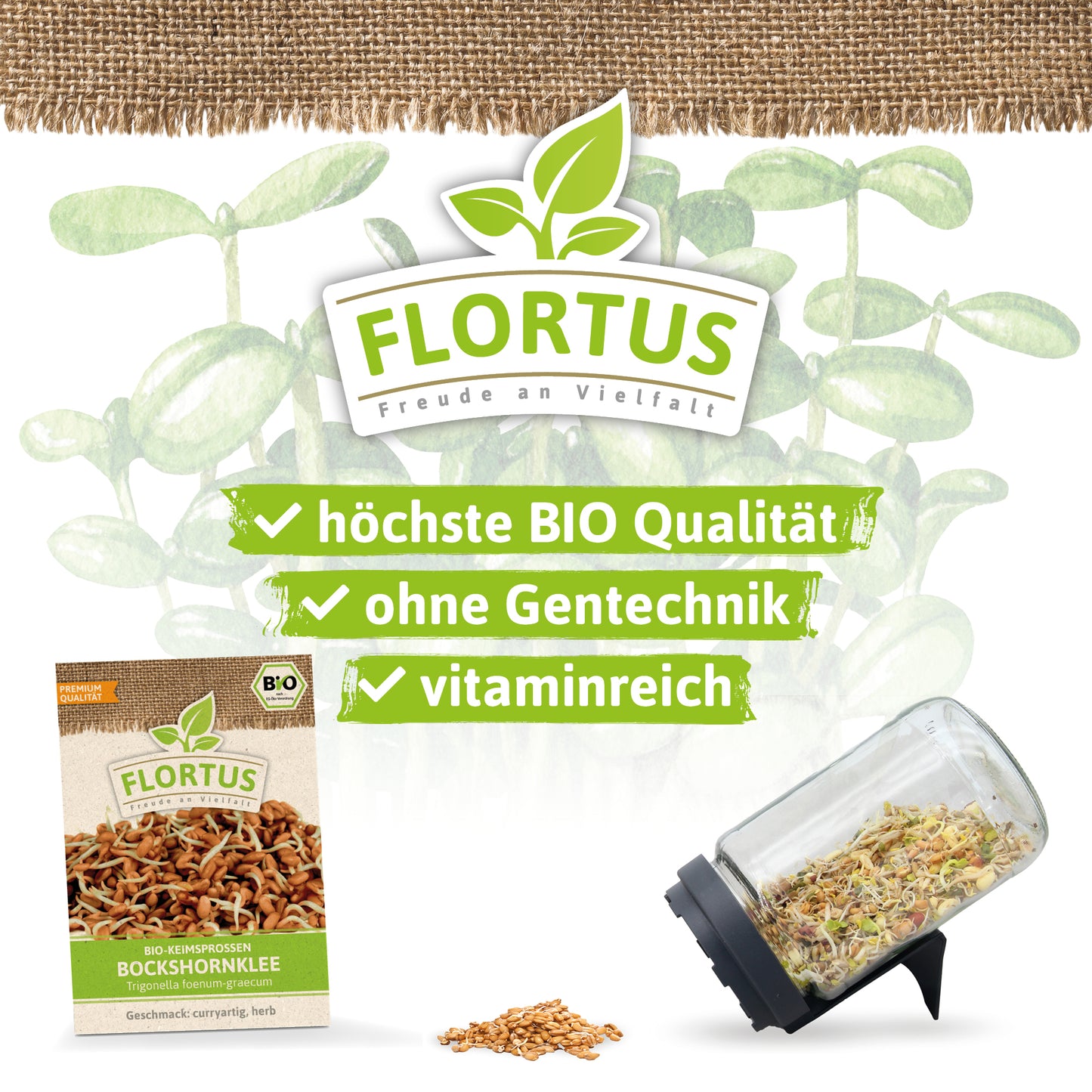  BIO Keimsprossen Bockshornklee