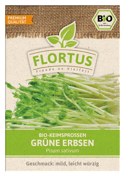  BIO Keimsprossen Grüne Erbse