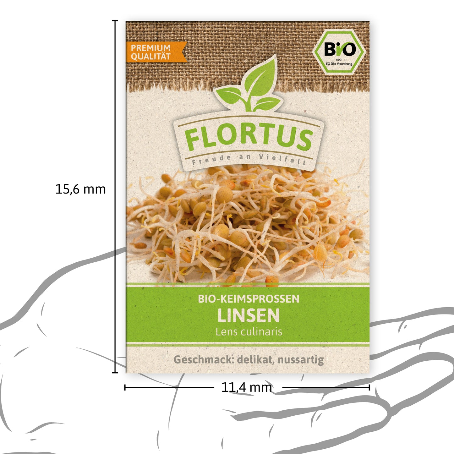  BIO Keimsprossen Linse
