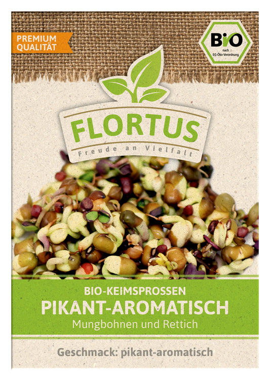  BIO Keimsprossen Pikant-Aromatisch (Mungbohnen Und Rettich)